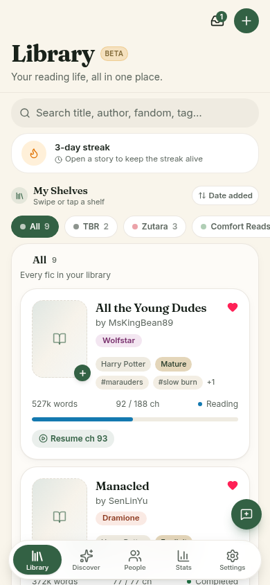 Collections & TBR